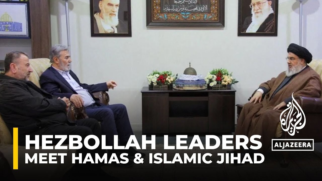 Hezbollah Secretary General Hassan Nasrallah has met with Senior Hamas and Islamic Jihad leaders