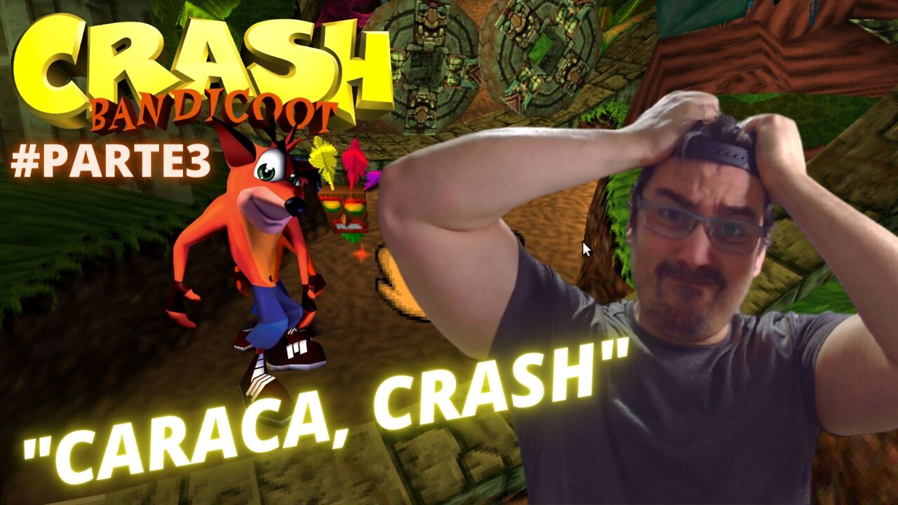 JOGANDO ATÉ ZERAR - CRASH BANDICOOT - PLAYSTATION 1 - #parte3 / Paramos nas cataratas novamente