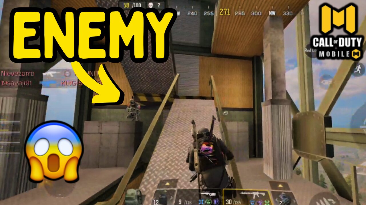 Enemy was Hiding 😱 | Call Of Duty Mobile