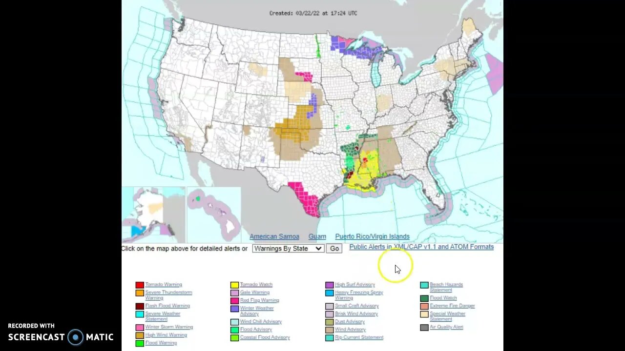 Tornadoes On The Ground In Central Mississippi March 22nd 2022!