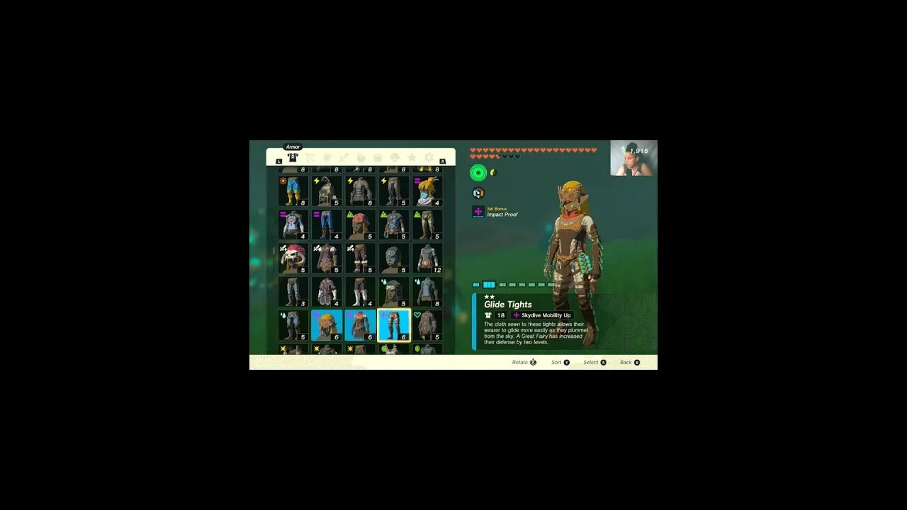 Glide Outfit Zelda TOTK