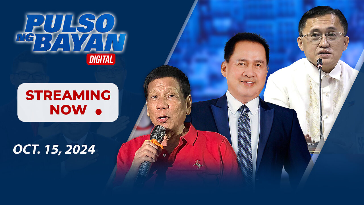 LIVE | Pulso ng Bayan with Admar Vilando at Jade Calabroso | Oct. 15, 2024