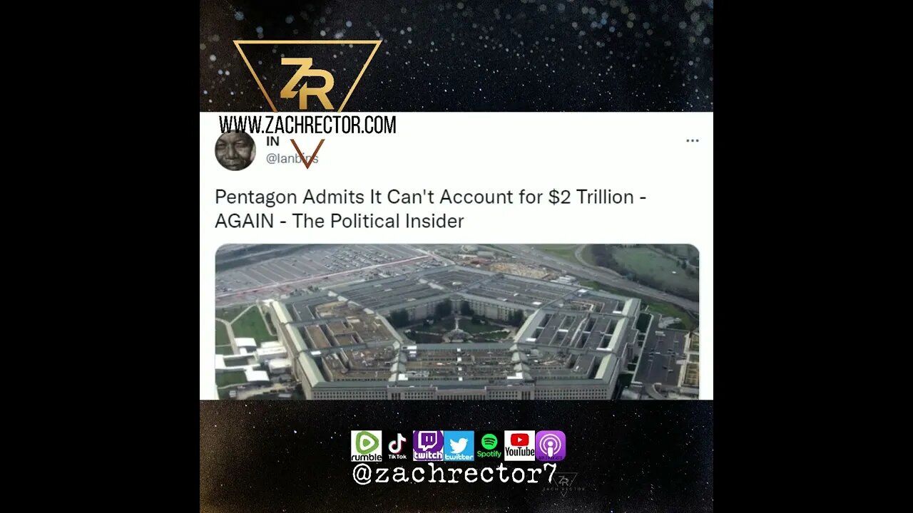 😱Pentagon Admits $2Trillion Missing Funds AGAIN! MONEY LAUNDERING