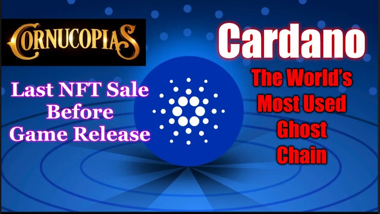 Cardano: Catalyst Fund10 The Worlds Most Used Ghost Chain lol