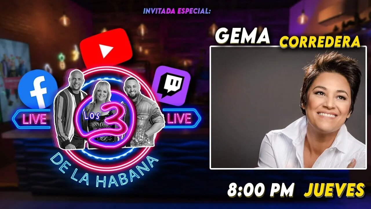 🔴🔥LIVE Los 3 de La Habana 🔥🎤 Gema Corredera 🎵🎶🔥