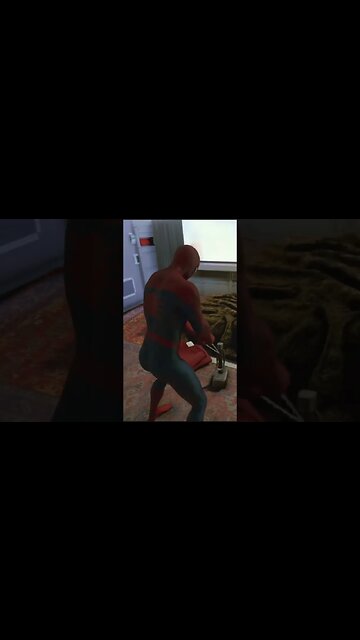 Spider-Man Tries To Lift Thor’s Hammer #spiderman #gaming #shorts