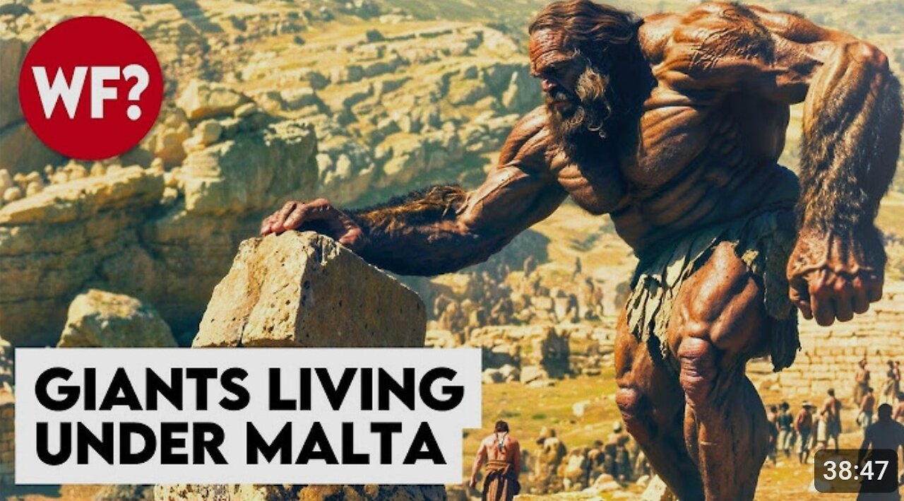 Giants of Malta. Evidence the Ancient Builders are Hiding Underground