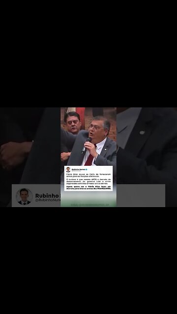 Flávio Dino criminaliza os CACs #direita #policia #cac #shorts