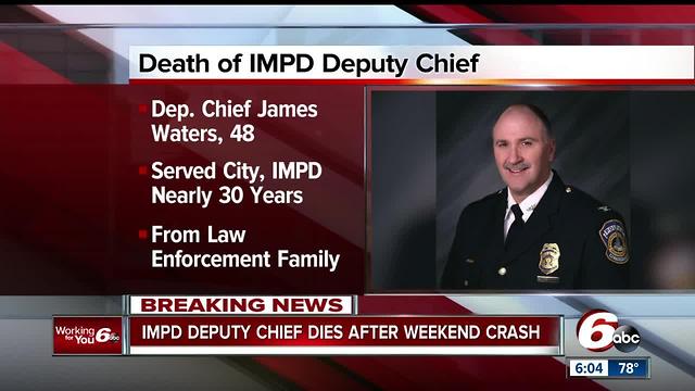 IMPD Deputy Chief James Waters dies after being critically injured in crash involving semi