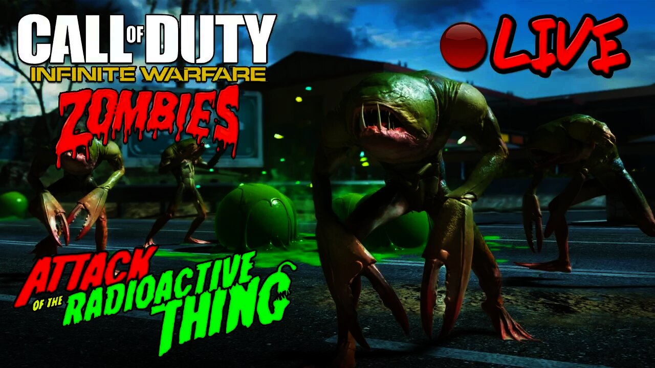 Attack of the Radioactive Thing Easter Egg Attempt! (IW Zombies) LIVE STREAM!