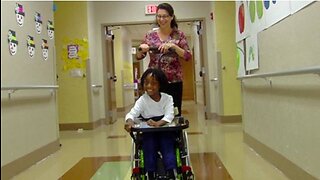 Child to receive 'magic wheelchair'