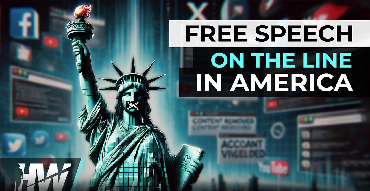 FREE SPEECH ON THE LINE IN AMERICA