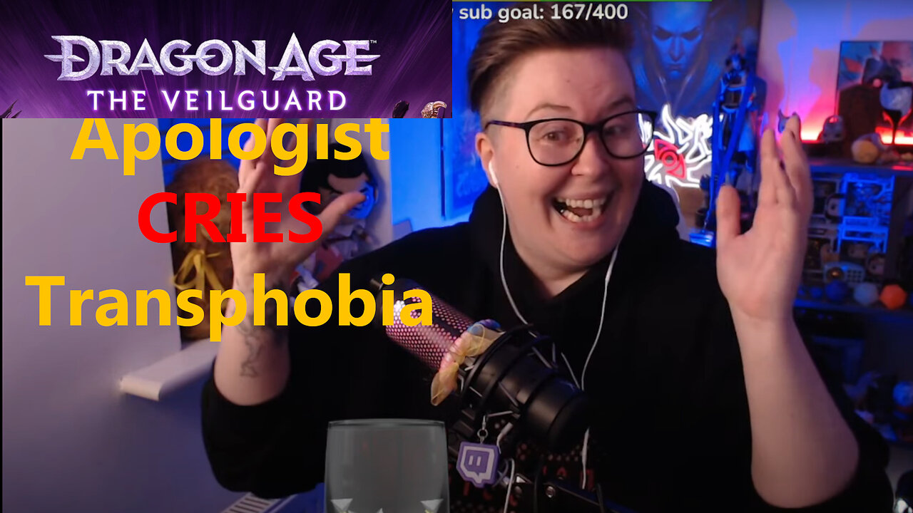 #dragonageveilguard apologist copes and cries on strea labeling #criticism as #bigotry #shorts