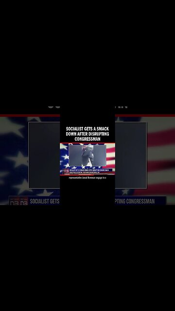 Socialist Gets A Smack Down After Disrupting Congressman