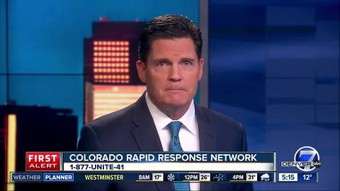 Colorado Rapid Response Network hotline update