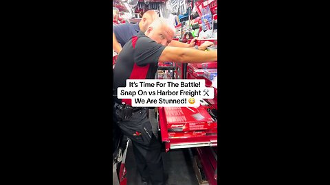 This was not what we expected… AT ALL! #snapon #harborfreight #tools #mechaniclife #automotive