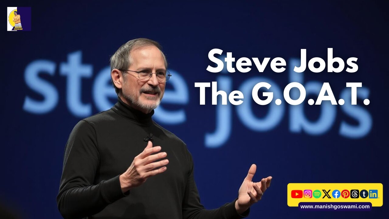 Steve Jobs Lessons from a Legend #LifeOfAnEntrepreneur #TechVisionary #FromGarageToGlory #dreambig