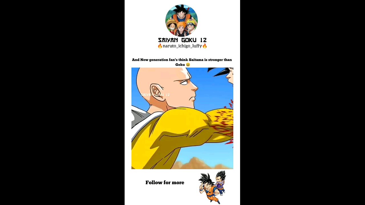 Saitama vs Goku