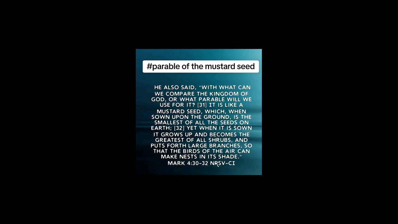 parable of the mustard seed #bibleverse #biblebuild #biblia #bibleverseoftheday♥️💚💙💜🧡💛