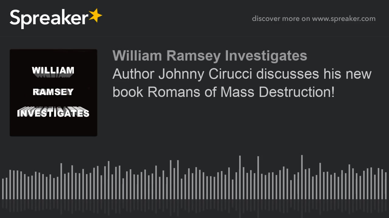 3 Jan 2020 Author Johnny Cirucci discusses his new book Romans of Mass Destruction!