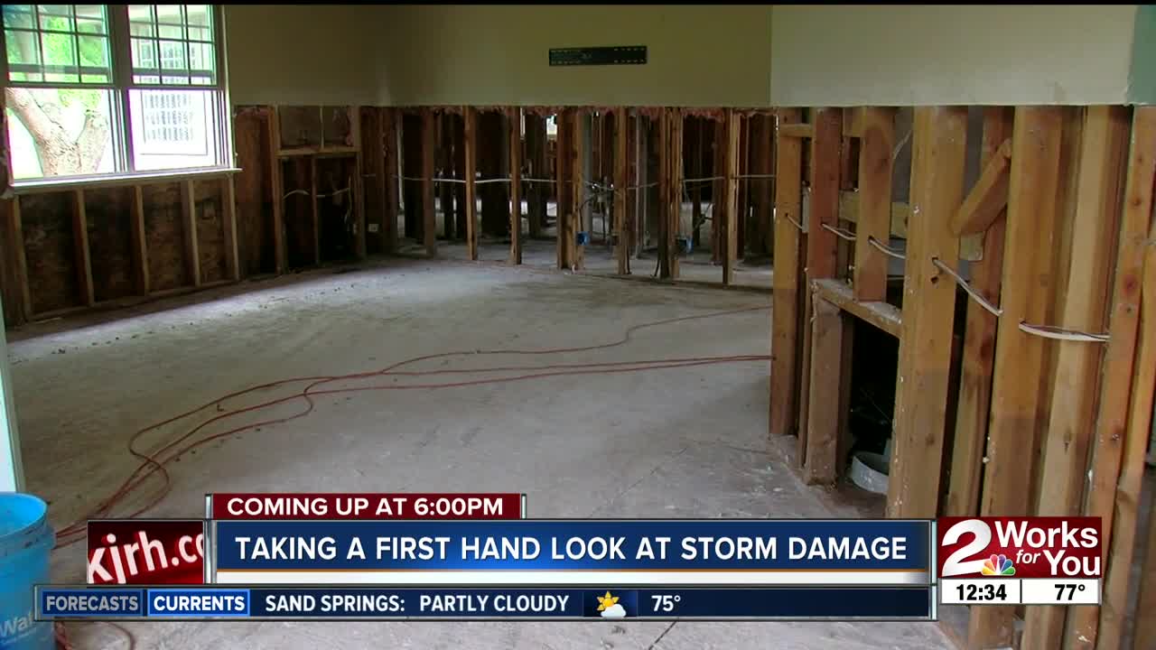 Mike Collier takes a look at storm damage