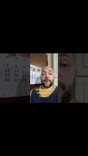 4000 horas!!! Obrigado a Todos!!! #4000watchtime #shorts #4000horas