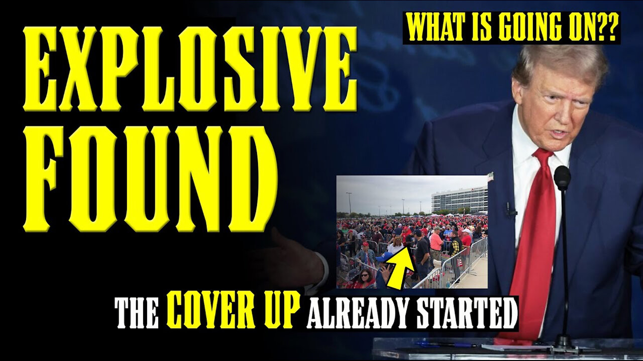 EXPLOSIVE Found at TRUMP RALLY being COVERED UP!!??