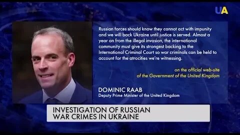 Investigation of Russian war crimes continues in Ukraine