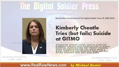 Breaking: Kimberly Cheatle Tries (and fails) Suicide at GITMO.