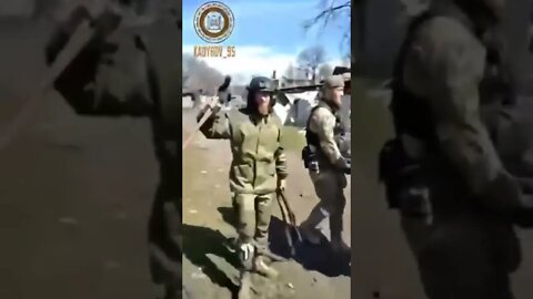 Russian troops are helping some citizens that are in need of help from Ukraine shelling.