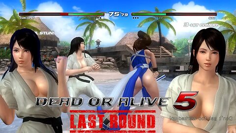 Doa5lr ryona mod | Kokoro Mod Black Belt Costume | Kokoro vs Mai Shiranumui | Dead or alive 5