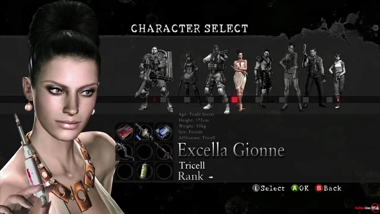 Excella Gionne | All Stages | Resident Evil 5 Mercenaries (SS Rank)