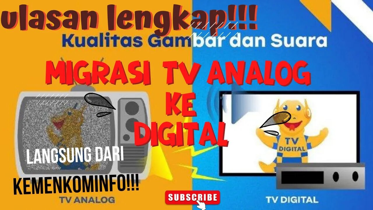 PENGENALAN TV DIGITAL LENGKAP, LANGSUNG DARI KEMENKOMINFO | Eng Sub | part 1