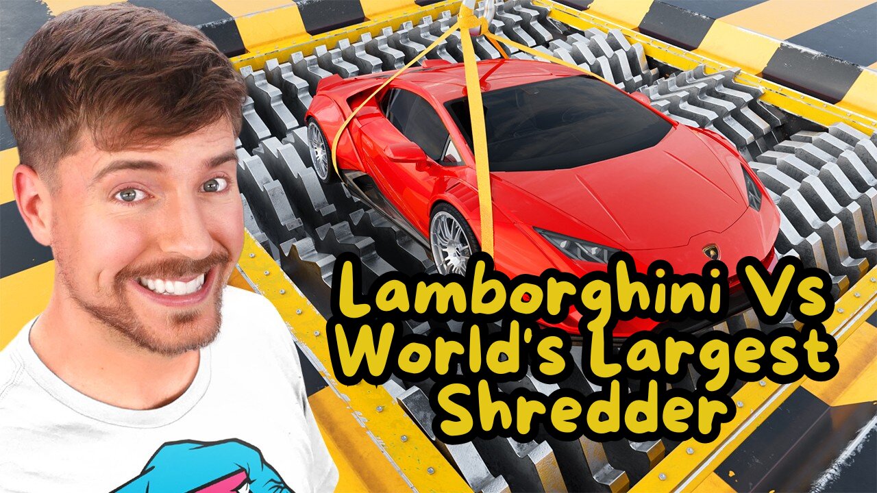 Lamborghini Vs World's Largest Shredder