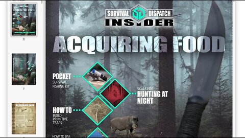 Survival Dispatch Insider - Acquiring Food