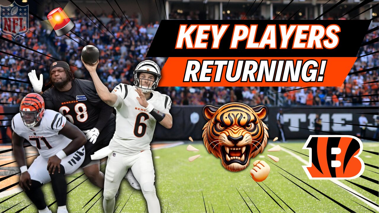 🐯 HUGE BOOST: Bengals’ Roster Getting Stronger with Key Recoveries! WHO DEY NATION NEWS