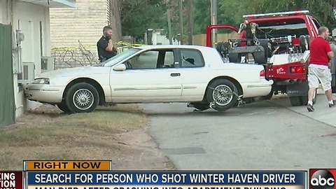 Search for person who shot Winter Haven Driver