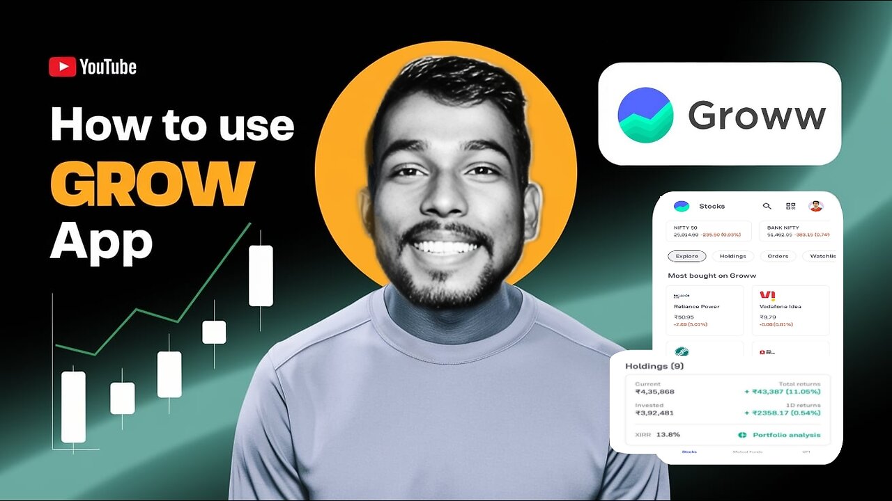 How to Use Groww App for Stocks, Mutual Funds & F&O | Complete Guide for Beginners