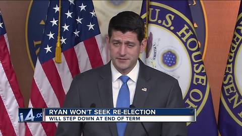 Paul Ryan not seeking re-election for personal reasons