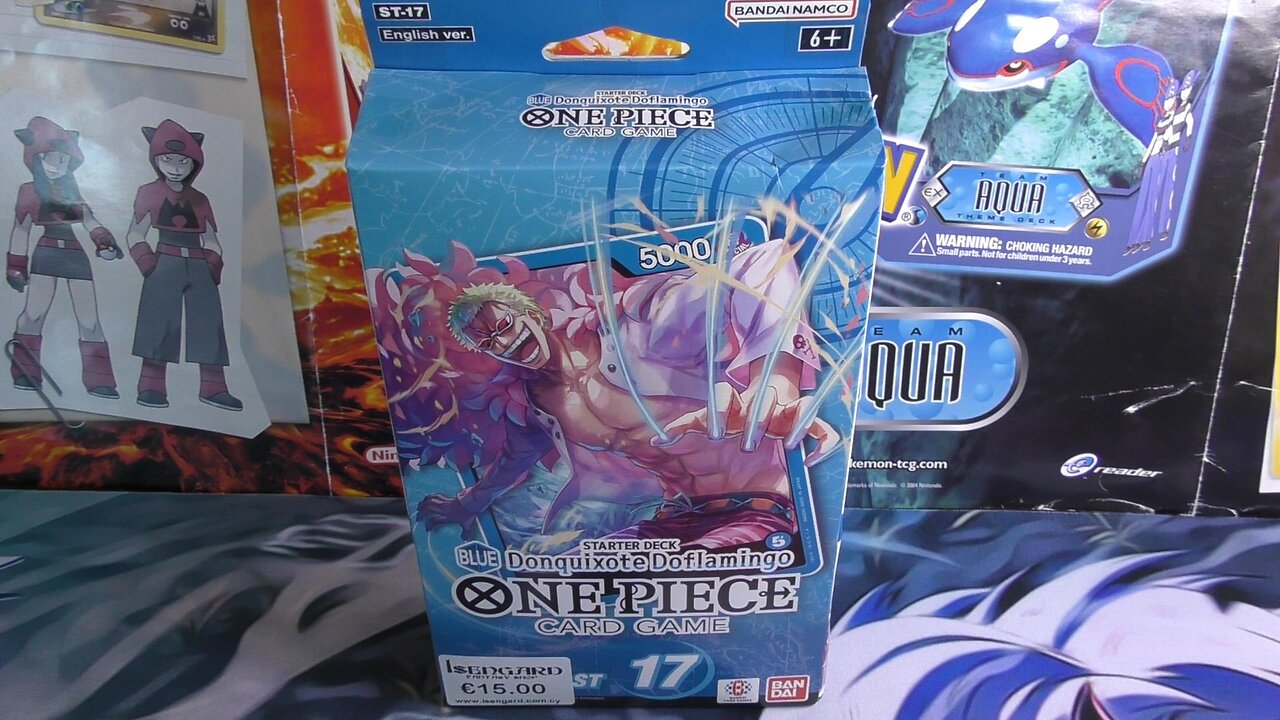 One Piece Donquixote Doflamingo ST17 Starter Deck Opening AMAZING Booster Pack Pull!!