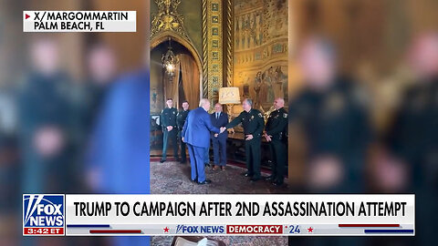 Trump Meets Florida Deputies Who Arrested Suspect In Second Assassination Attempt