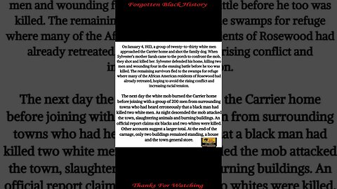 Read Carefully | Forgotten Black History