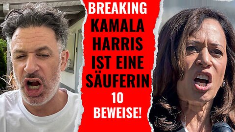 BREAKING: Kamala Harris ist Alkoholikerin. Zehn Beweise!