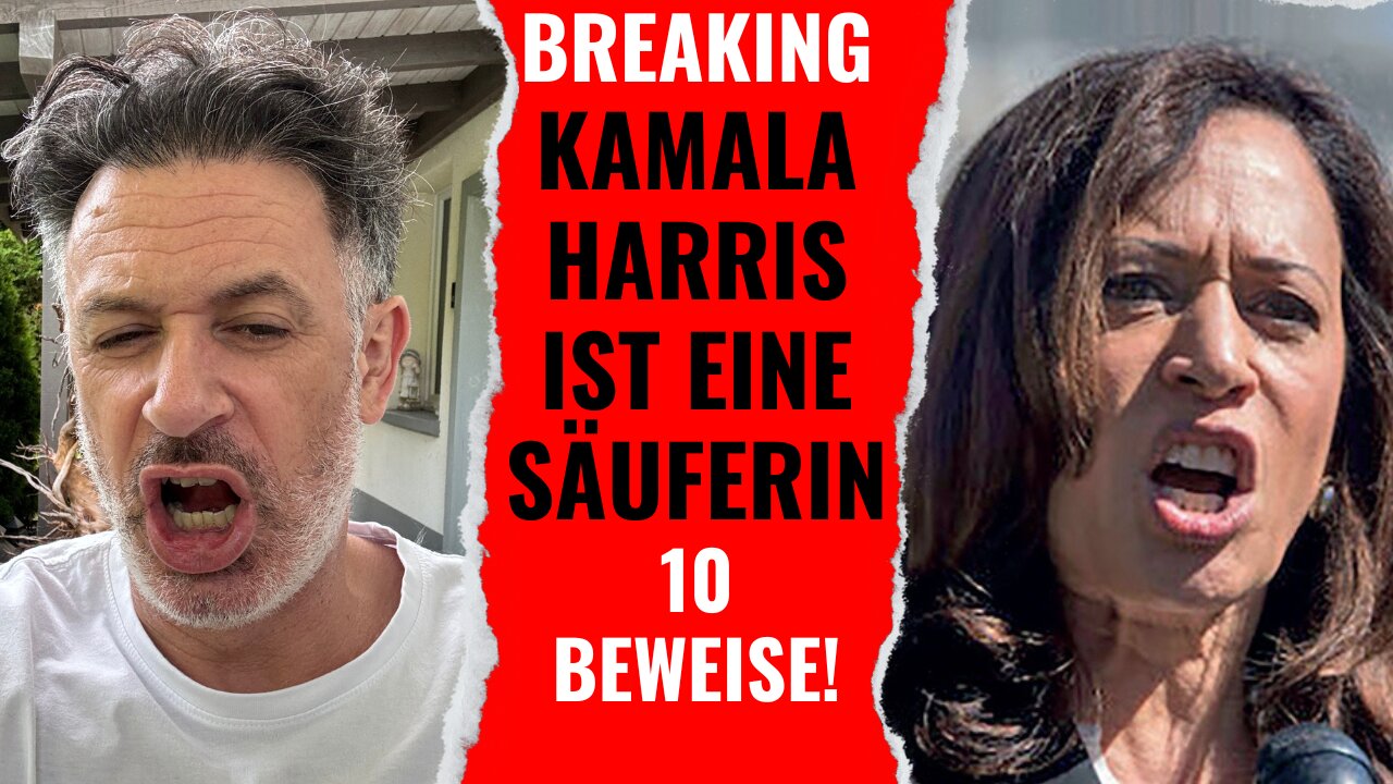 BREAKING: Kamala Harris ist Alkoholikerin. Zehn Beweise!