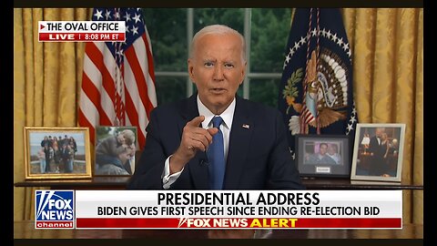 Biden addresses the nation after dropping out of 2024 race