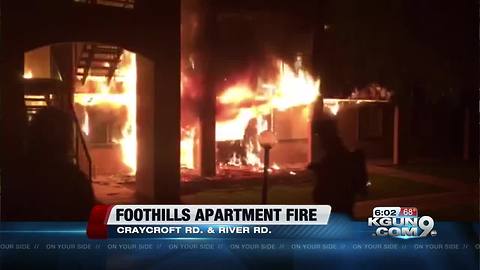 Crews fight eastside apartment blaze