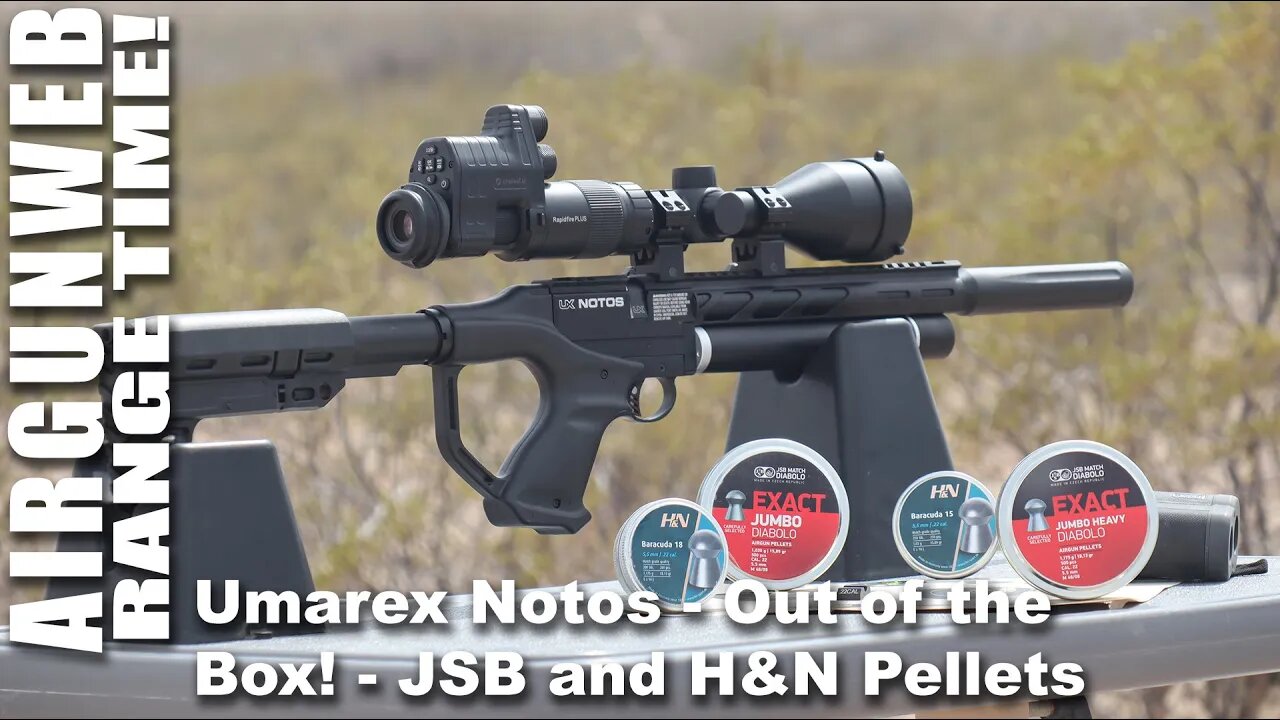 Umarex Notos .22 Regulated, Compact, Micro-Carbine PCP - Out of the Box! JSB &H&N Pellets