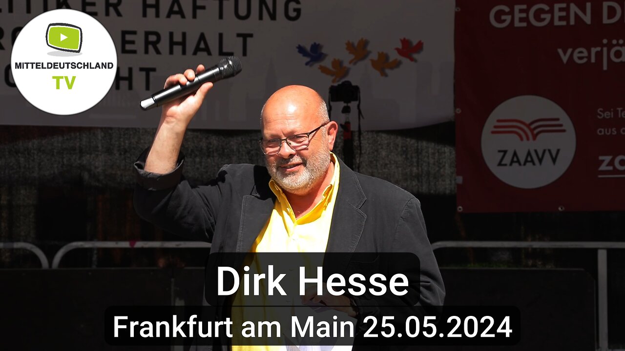 Dirk Hesse - Rede in Frankfurt am Main 25.05.2024