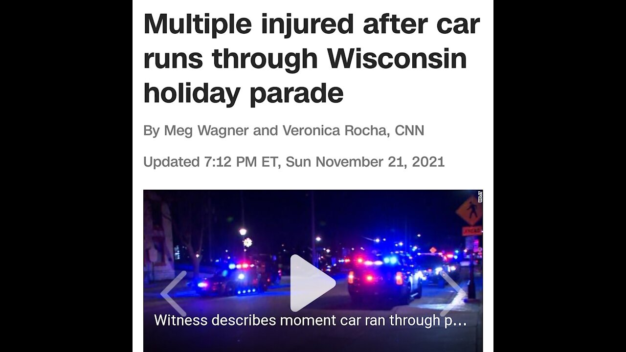 WAUKESHA WISCONSIN TERROR IN THE STREETS