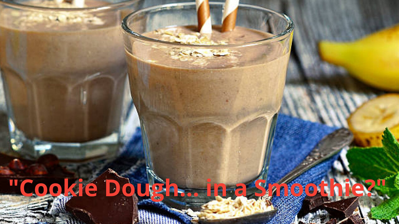 Chocolate Chip Cookie Dough Smoothie A Decadent Dessert in a Glass